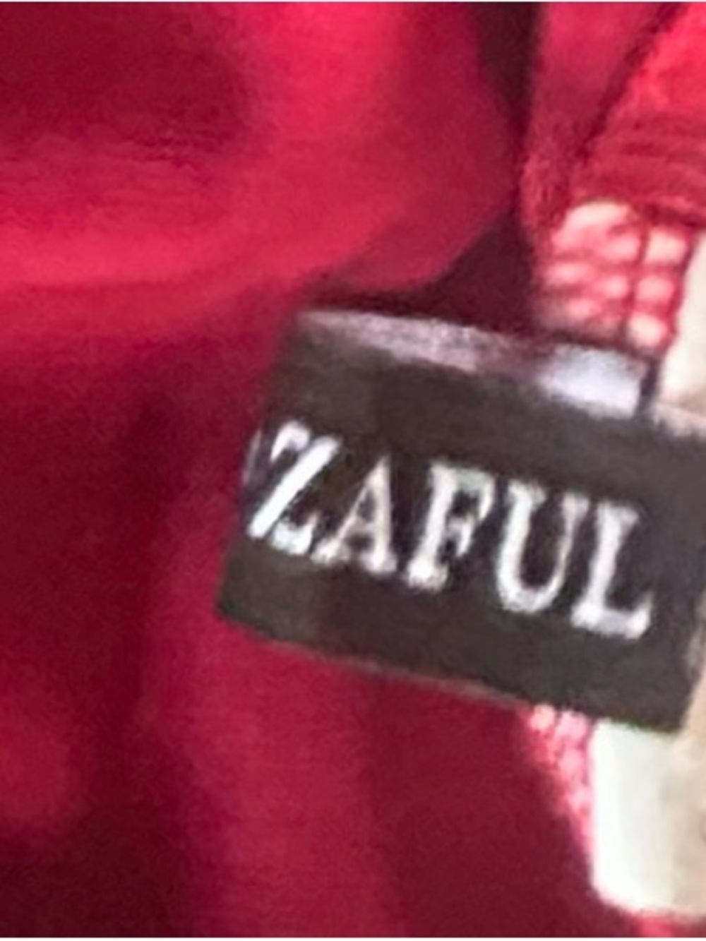 Zaful Red Satin Mini Dress Size M Has some Flaws - Picture 2 of 6